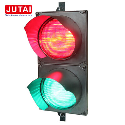 JUTAI JD112HF-C 100mm 빨간색 및 녹색 LED 교통 신호등 주차 장벽 문 IP65 보호