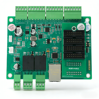 NED200 다중 인터페이스 LED 디스플레이 컨트롤러와 이더넷 MQTT RS485 RS232 Wiegand 릴레이 HUB75 주차 시스템